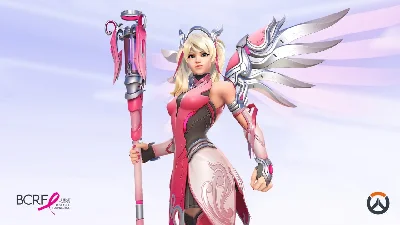 Pink Mercy/ Rose Gold Mercy Overwatch 2