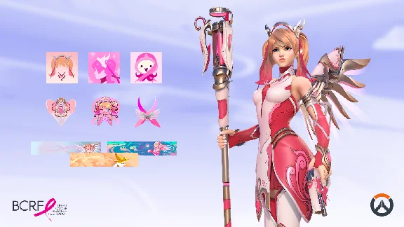 Россия-Мир Overwatch 2 Розовая лента / Розовое золото