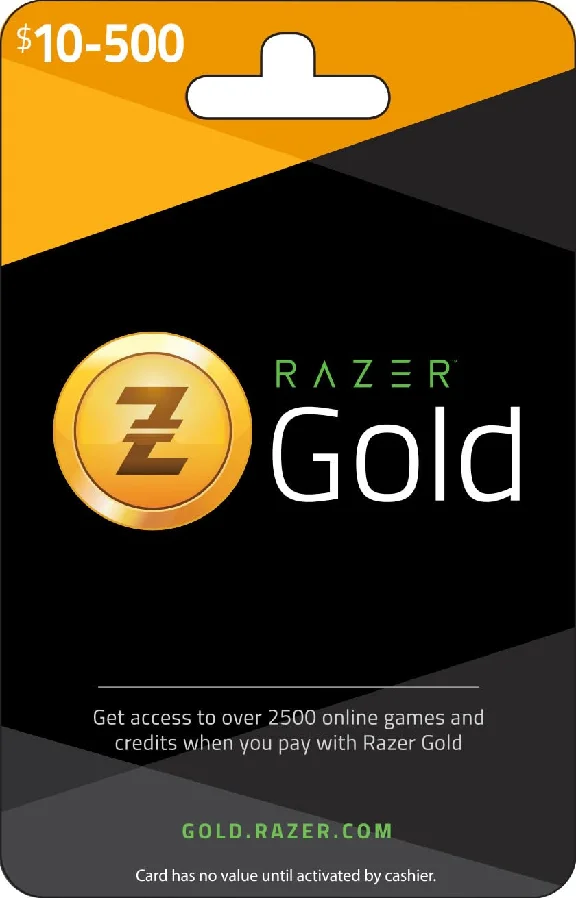 🌵 Razer Gold Gift Card 💳 50/100/500 HKD 🌍 Hong Kong
