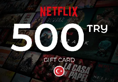 NETFLIX 500₺ TL TRY LIRA GIFT CARD TURKEY 🇹🇷🔥TR TUR