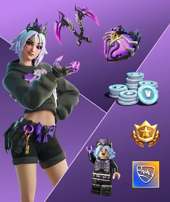 ⭐✅Подписка Отряд FORTNITE Crew⚡Боевой пропуск+1000 ВБ