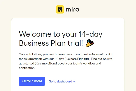 🟡Miro Business🟡 Account with subscription for 14 days