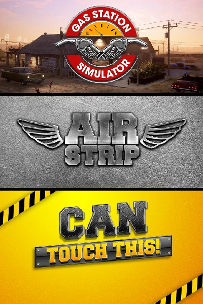🎮Gas Station Simulator, Airstrip DLC and Can Touch Thi