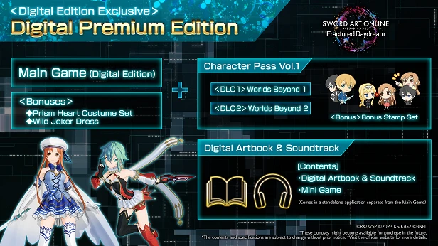 SWORD ART ONLINE Fractured Daydream Premium steam