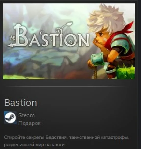 Bastion STEAM GIFT Россия + МИР + ВСЕ СТРАНЫ