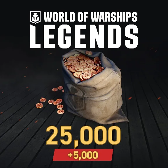 World of Warships: Legends - 30,000 Doubloons PS5✅PSN