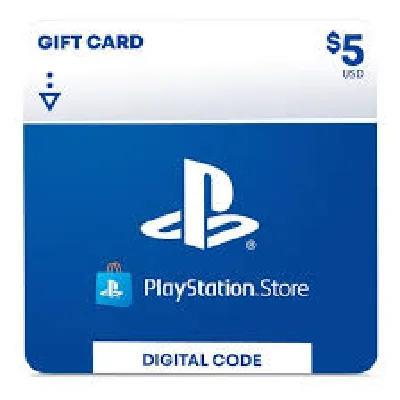 Карта PlayStation Network (PSN) - 5 долларов USA (USD)