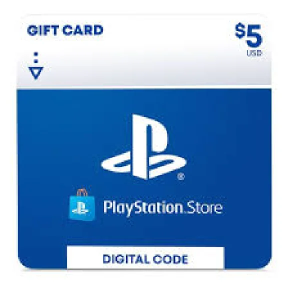 Карта PlayStation Network (PSN) - 5 долларов USA (USD)