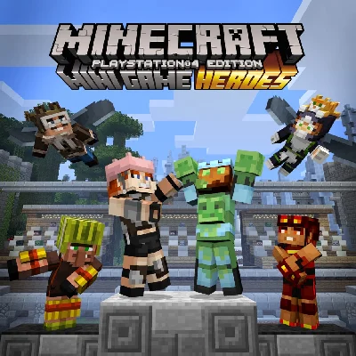 Minecraft Mini Game Heroes Skin Pack✅PSN✅PS4