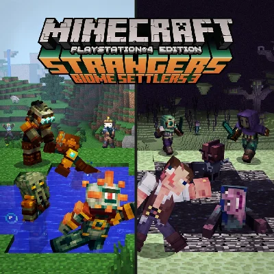 Minecraft Strangers - Biome Settlers 3 Skin Pack✅PSN✅PS