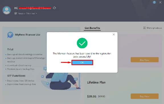 ♾️ iMyFone iTransor Lite 🔑 1 Year Registration Code