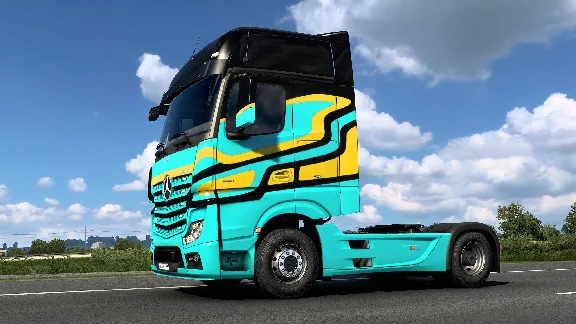✅💙EURO TRUCK SIMULATOR 2 MODERN LINES PAINT JOBS PACK✅