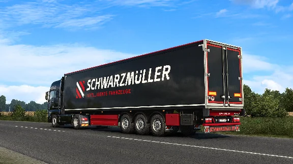 ✅💙EURO TRUCK SIMULATOR 2 SCHWARZMÜLLER TRAILER PACK🤖