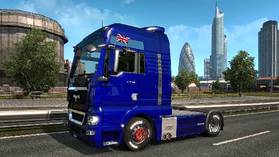 ✅💙EURO TRUCK SIMULATOR 2 - WINDOW FLAGS💙STEAM GIFT🤖