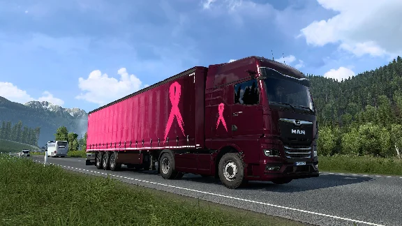 ✅💙EURO TRUCK SIMULATOR 2 - PINK RIBBON CHARITY PACK💙