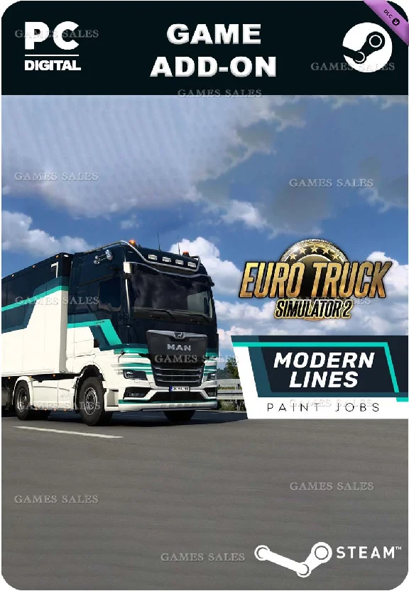 ✅💙EURO TRUCK SIMULATOR 2 MODERN LINES PAINT JOBS PACK✅