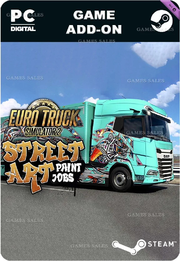 ✅💙EURO TRUCK SIMULATOR 2 - STREET ART PAINT JOBS PACK✅
