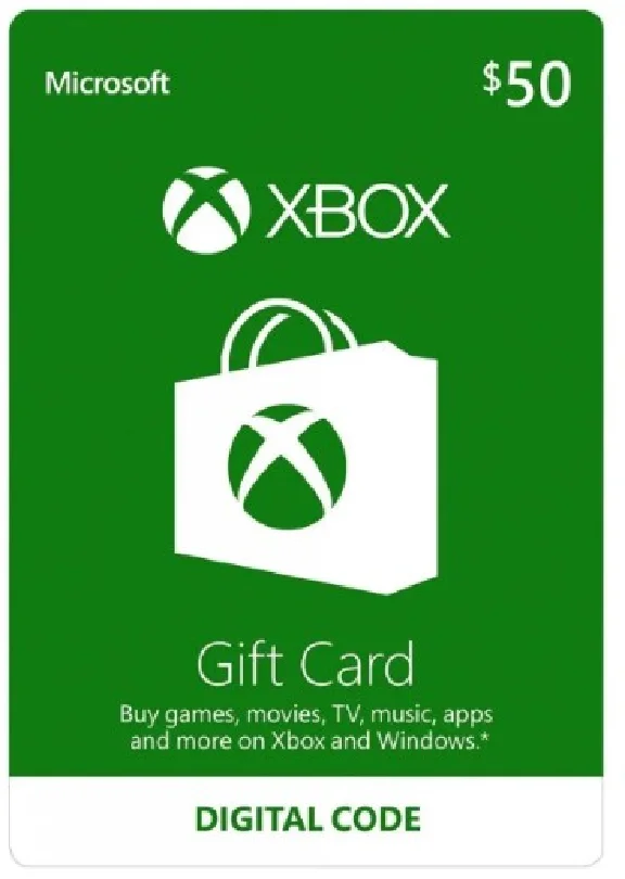 ✅Xbox Microsoft Gift Card  50 USD💲🔑(USA)