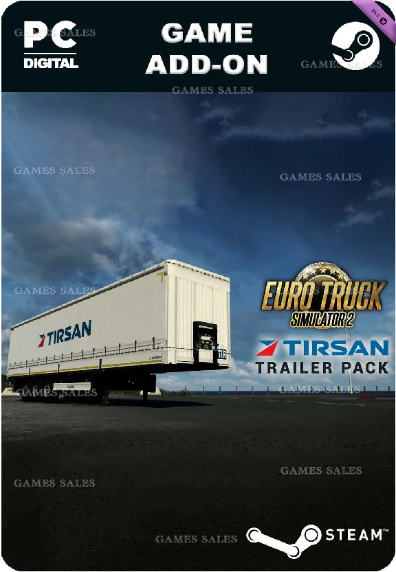 ✅💙EURO TRUCK SIMULATOR 2 - TIRSAN TRAILER PACK💙STEAM