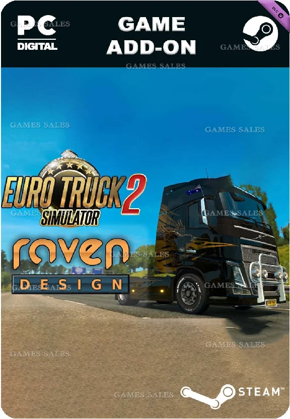 ✅💙EURO TRUCK SIMULATOR 2 - RAVEN TRUCK DESIGN PACK💙