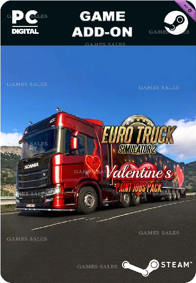✅💙EURO TRUCK SIMULATOR 2 - VALENTINE´S PAINT JOBS PACK