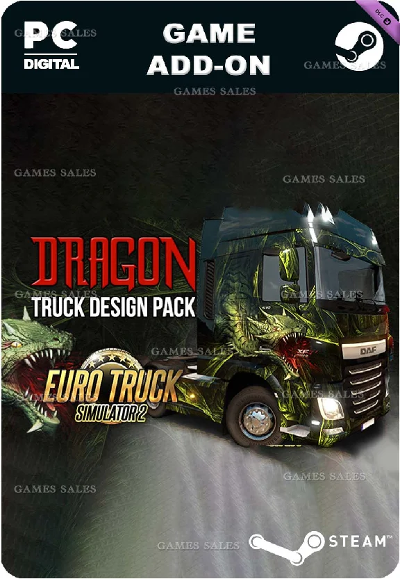 ✅💙EURO TRUCK SIMULATOR 2 - DRAGON TRUCK DESIGN PACK💙