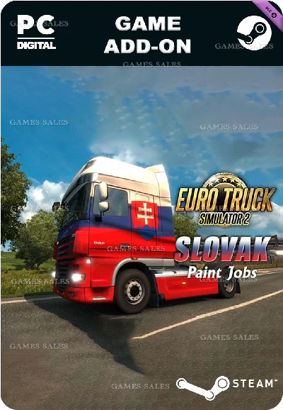 ✅💙EURO TRUCK SIMULATOR 2 SLOVAK PAINT JOBS PACK💙STEAM