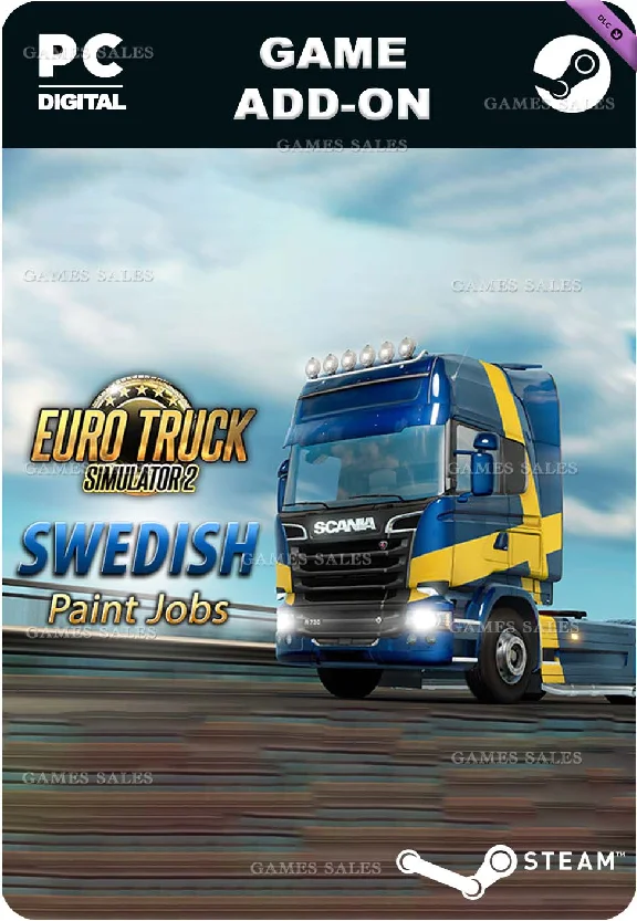✅💙EURO TRUCK SIMULATOR 2 - SWEDISH PAINT JOBS PACK💙