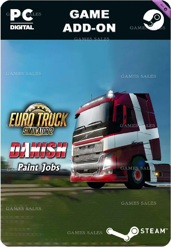 ✅💙EURO TRUCK SIMULATOR 2 DANISH PAINT JOBS PACK💙STEAM