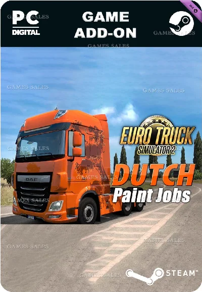 ✅💙EURO TRUCK SIMULATOR 2 DUTCH PAINT JOBS PACK💙STEAM
