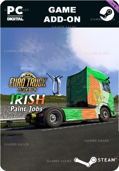 ✅💙EURO TRUCK SIMULATOR 2 IRISH PAINT JOBS PACK💙STEAM