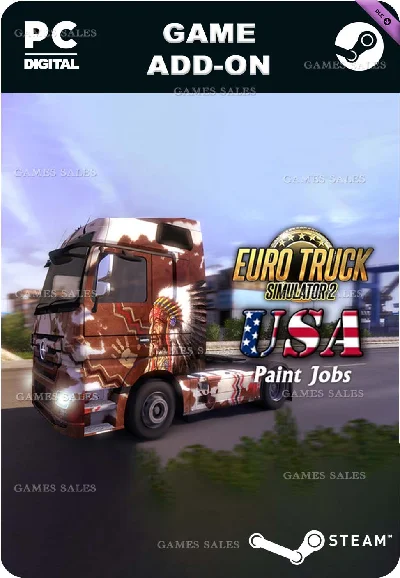 ✅💙EURO TRUCK SIMULATOR 2 - USA PAINT JOBS PACK💙STEAM