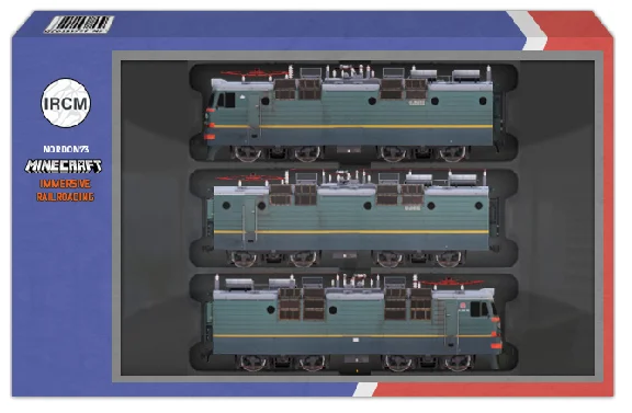 Electric locomotive VL80S with booster for Minecraft