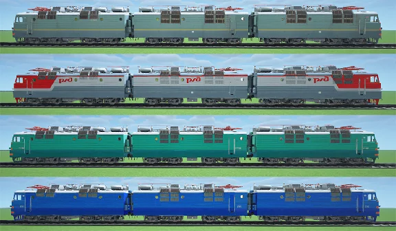 Electric locomotive VL80S with booster for Minecraft