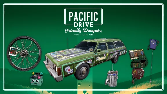 Pacific Drive: Friendly Dumpster Customization Pack