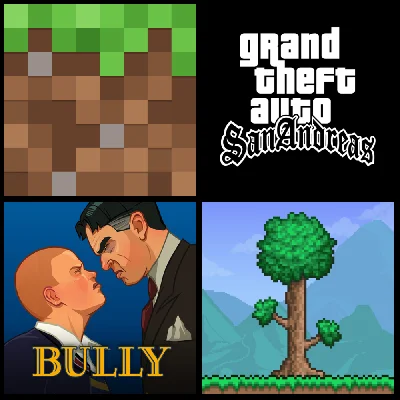 ⚡Minecraft Bully GTA San Andreas Terraria AppStore iPad