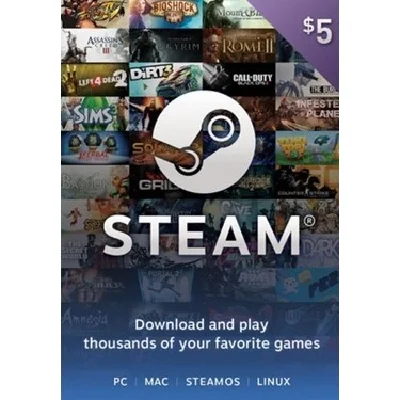 🔥 Steam Подарочная карта 5/10/20 USD ГЛОБАЛЬНЫЙ