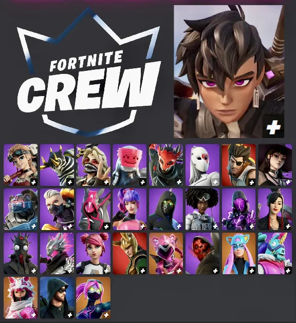 🔥FORTNITE Crew (Боевой пропуск+1000 VB)1-6 месяцев🔥