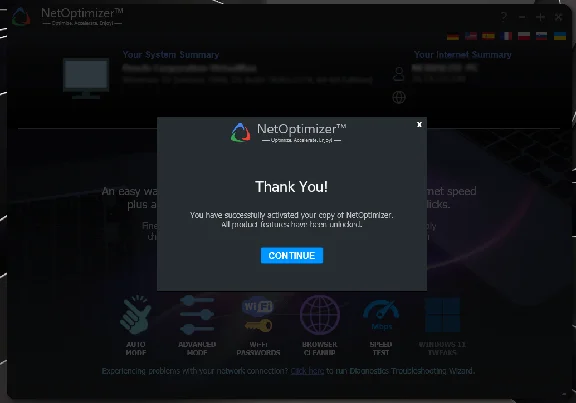🔎 WebMinds NetOptimizer 🔎 Лицензионный ключ на 1 год