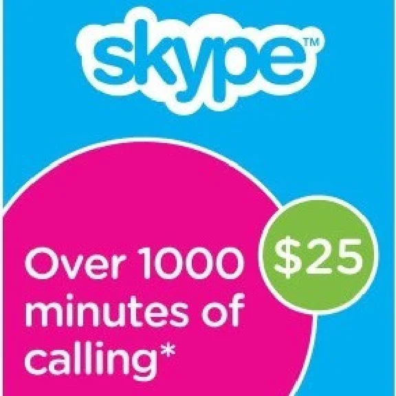 ⭐️Skype 25$ USD Voucher (Global)
