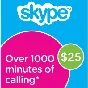 ⭐️Skype 25$ USD Voucher (Global)