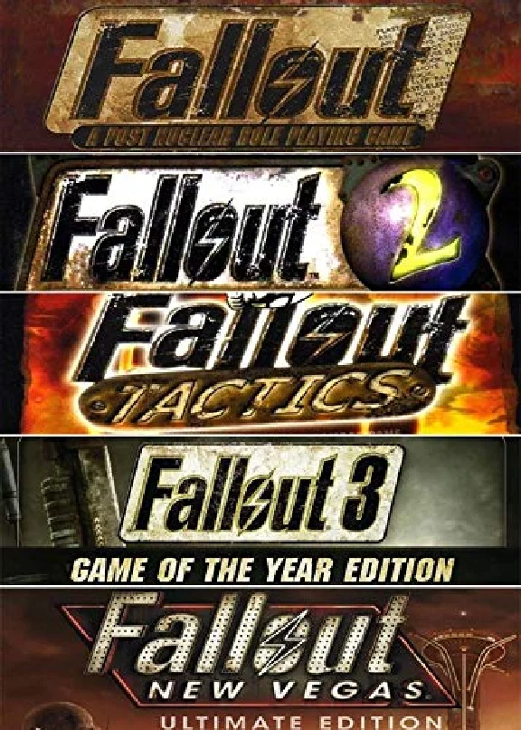 ⭐️ Fallout 1 + 2 + 3 GOTY + Tactics + New Vegas [STEAM]