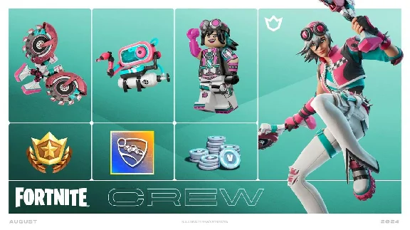 ✅Fortnite Crew + BATTLE PASS + 1000 V-buks