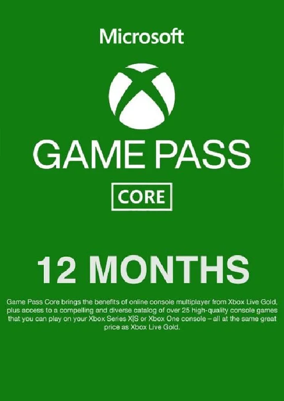 XBOX GAME PASS CORE 12 MONTH🔑 KEYS 🌎 NO FEES