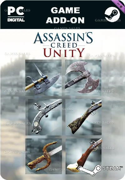✅💙ASSASSIN’S CREED UNITY REVOLUTIONARY ARMAMENTS PACK