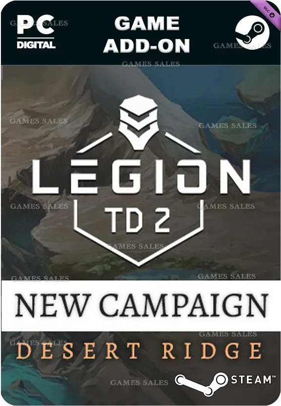 ✅💙LEGION TD 2 - DESERT RIDGE CAMPAIGN💙STEAM GIFT