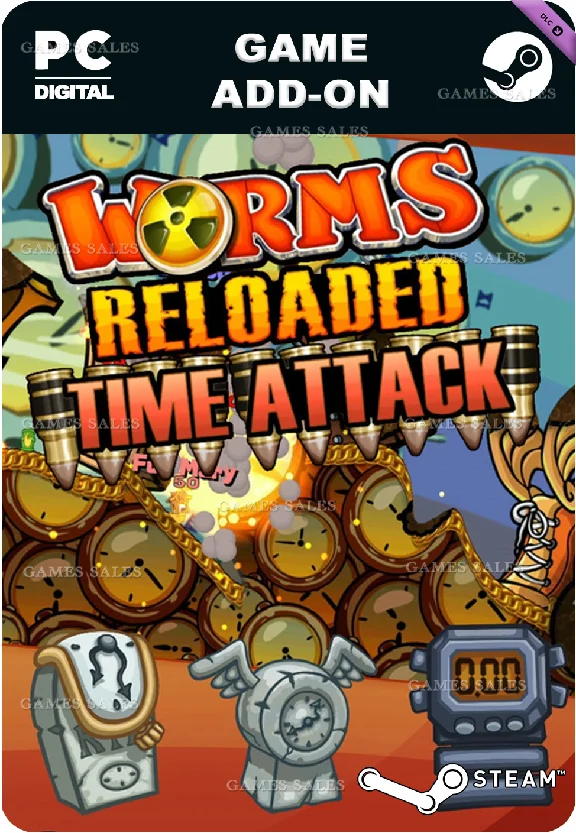 ✅💙WORMS RELOADED: TIME ATTACK PACK💙STEAM GIFT🤖AUTO