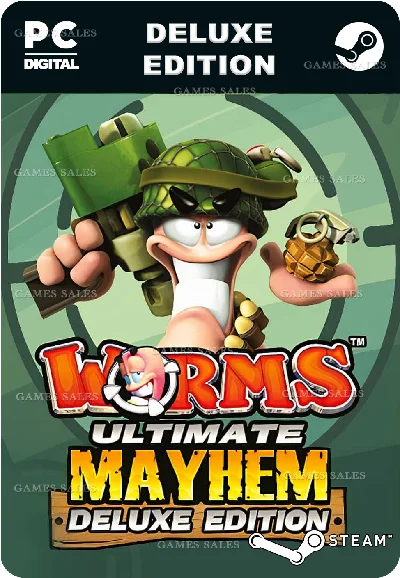 ✅💙WORMS ULTIMATE MAYHEM DELUXE EDITION💙STEAM GIFT🤖