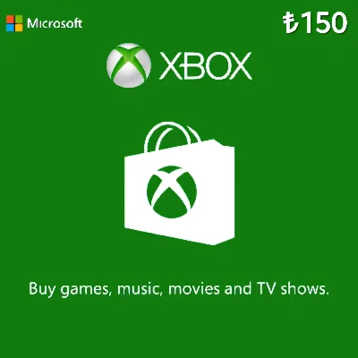 XBOX GIFT CARD - 150₺ TRY TL LIRA (TURKEY) 🇹🇷🔥TR TUR