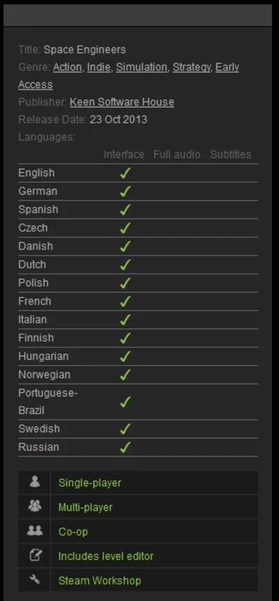 Space Engineers (Steam Gift Region Free)